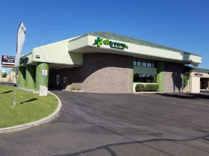 All Greens Dispensary exterior view showcasing professional Cannabis store services in Sun City, Arizona