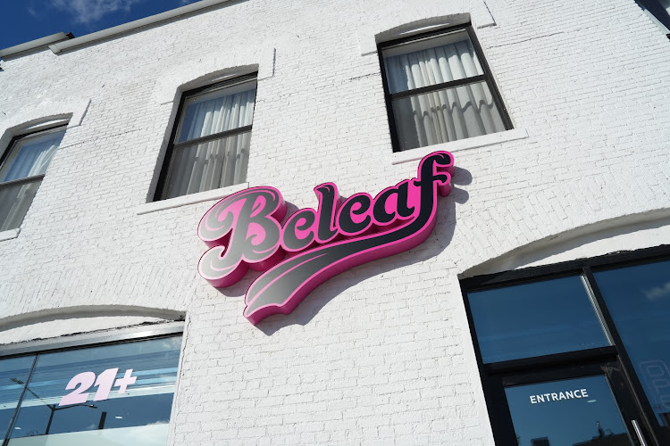 Beleaf exterior view showcasing professional Cannabis store services in Brooklyn, New York