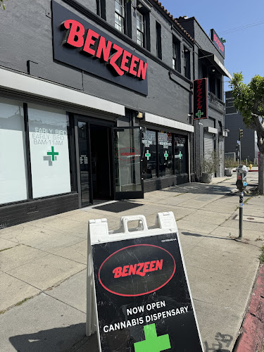 Benzeen exterior view showcasing professional Cannabis store services in Los Angeles, California