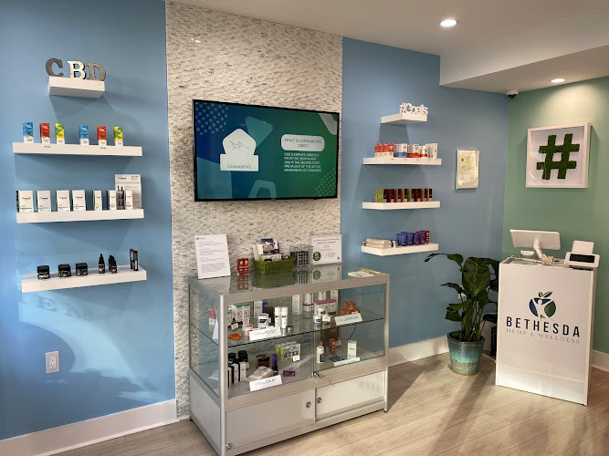Bethesda Hemp & Wellness - CBD & THC Dispensary exterior view showcasing professional Cannabis store services in Bethesda, Maryland