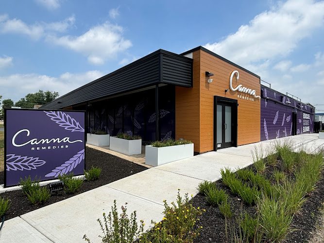 Canna Remedies Dispensary exterior view showcasing professional Cannabis store services in Trenton, New Jersey