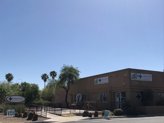 Green Med Wellness Center exterior view showcasing professional Cannabis store services in Tucson, Arizona