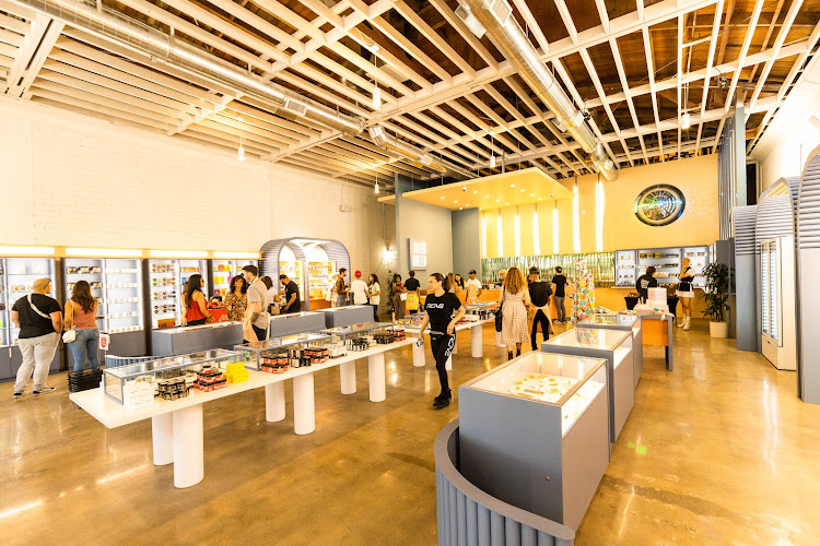 Green Qween Weed Dispensary Los Angeles exterior view showcasing professional Cannabis store services in Los Angeles, California