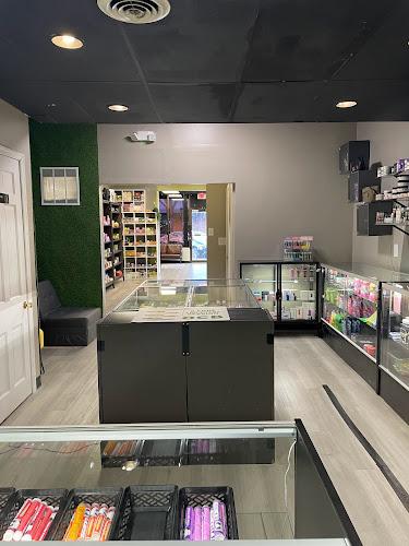 Green Roots 420 Essentials & Vape - CBD & THC Dispensary exterior view showcasing professional Cannabis store services in Dundalk, Maryland