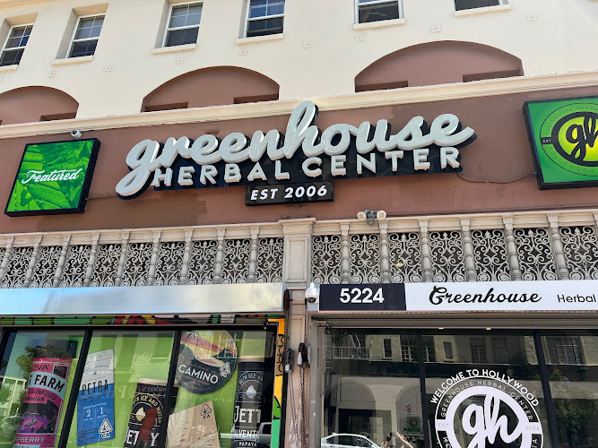 Greenhouse Herbal Center exterior view showcasing professional Cannabis store services in Los Angeles, California
