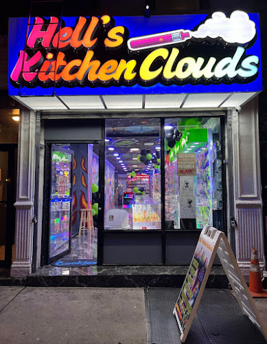 Hell's Kitchen clouds exterior view showcasing professional Cannabis store services in New York, New York