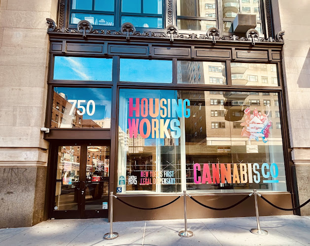 Housing Works Cannabis Co exterior view showcasing professional Cannabis store services in New York, New York