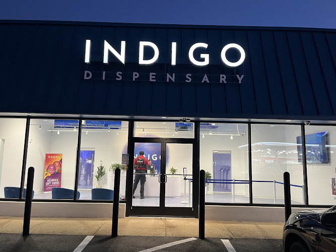 Indigo Dispensary exterior view showcasing professional Cannabis store services in Brooklawn, New Jersey