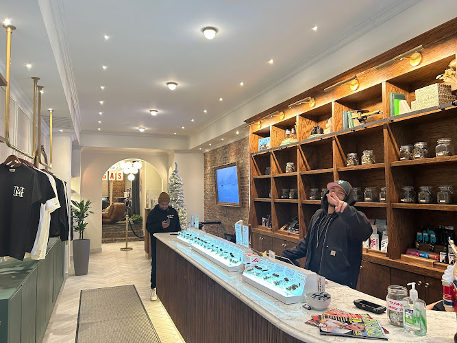 MOZ exterior view showcasing professional Cannabis store services in New York, New York