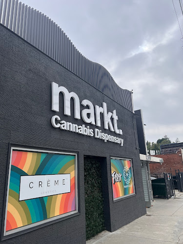 Markt. Cannabis Dispensary Weed Shop exterior view showcasing professional Cannabis store services in Los Angeles, California
