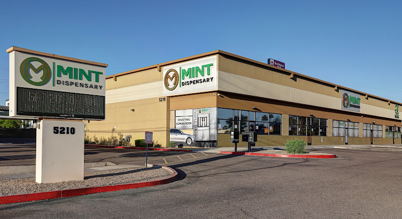 Mint Cannabis exterior view showcasing professional Cannabis store services in Guadalupe, Arizona