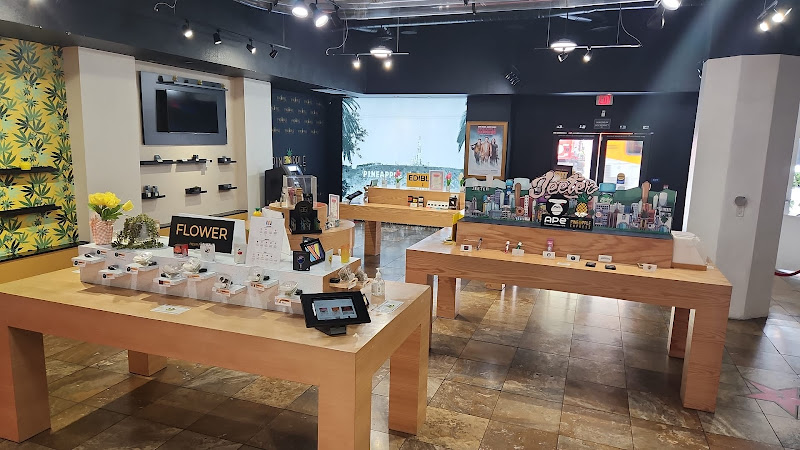 Pineapple Express exterior view showcasing professional Cannabis store services in Los Angeles, California