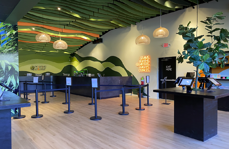 Positive Energy Dispensary exterior view showcasing professional Cannabis store services in Ocean City, Maryland