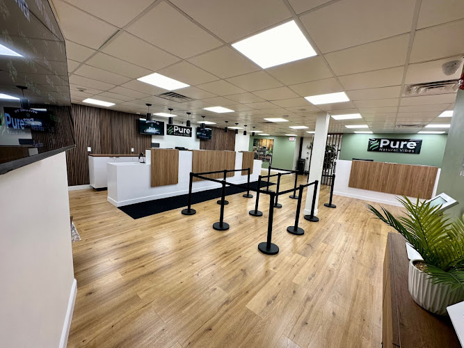 Pure Natural Vibes - Recreational Dispensary exterior view showcasing professional Cannabis store services in West Orange, New Jersey