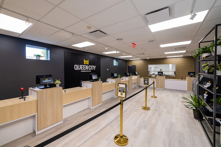 Queen City Dispensary exterior view showcasing professional Cannabis store services in Plainfield, New Jersey
