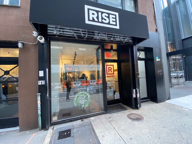 RISE Medical Cannabis Dispensary Manhattan NYC exterior view showcasing professional Cannabis store services in New York, New York