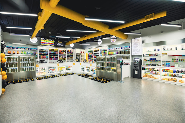 Rush Cannabis exterior view showcasing professional Cannabis store services in Oxford, Michigan