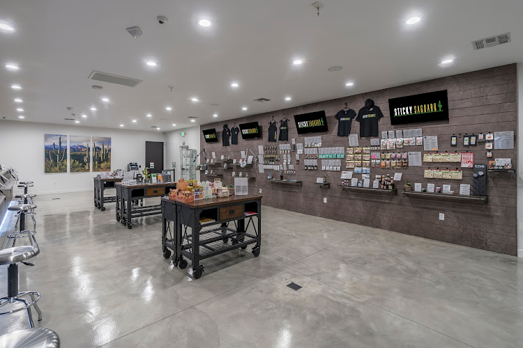 Sticky Saguaro exterior view showcasing professional Cannabis store services in Chandler, Arizona