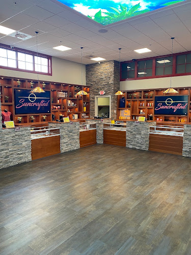 Suncrafted Medical & Recreational Cannabis Dispensary exterior view showcasing professional Cannabis store services in Middleborough, Massachusetts
