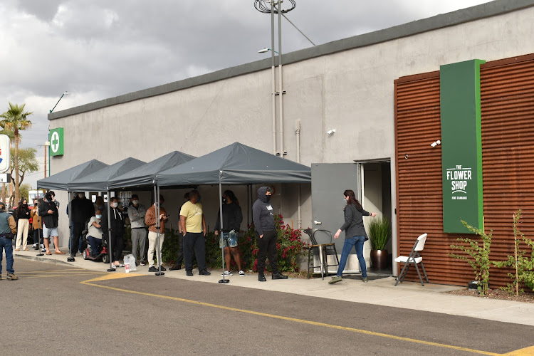 The Flower Shop - Phoenix exterior view showcasing professional Cannabis store services in Phoenix, Arizona