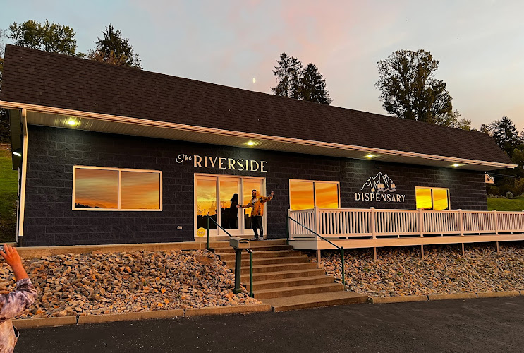 The Riverside Dispensary exterior view showcasing professional Cannabis store services in Fairmont, West Virginia