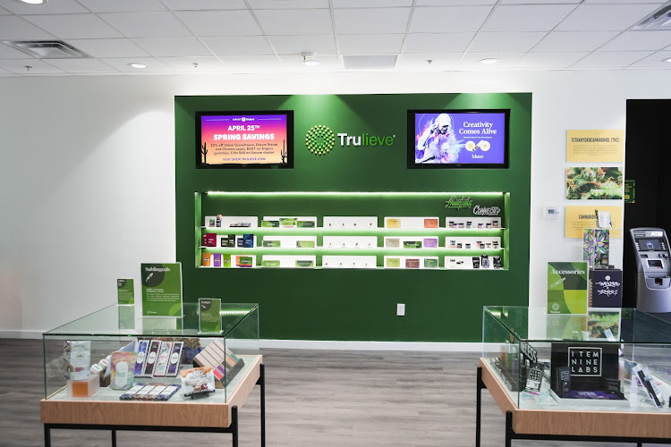 Trulieve Phoenix Dispensary Tatum exterior view showcasing professional Cannabis store services in Phoenix, Arizona