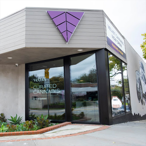 Velvet Cannabis Weed Dispensary Eagle Rock exterior view showcasing professional Cannabis store services in Los Angeles, California