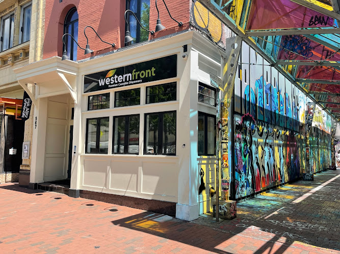 Western Front exterior view showcasing professional Cannabis store services in Cambridge, Massachusetts