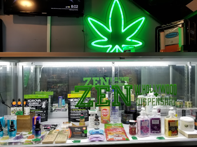 Zen exterior view showcasing professional Cannabis store services in West Hollywood, California