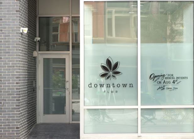 downtown FLWR exterior view showcasing professional Cannabis store services in Jersey City, New Jersey